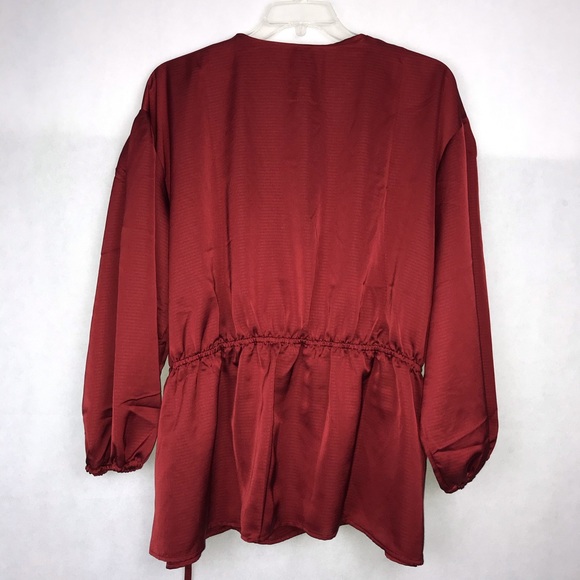 NEW! PROLOGUE Plus Size faux wrap top blouse 3X - Picture 6 of 6